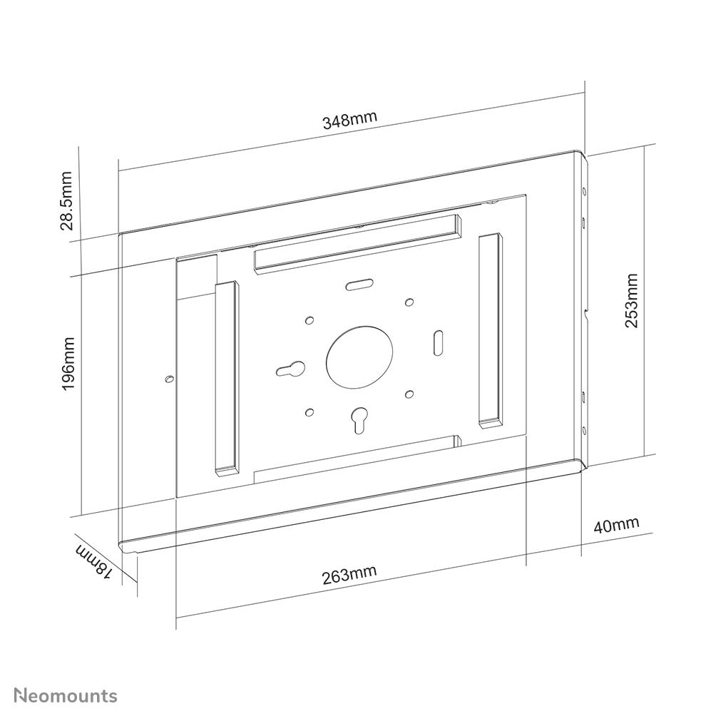 Neomounts by Newstar wall mount tablet holder